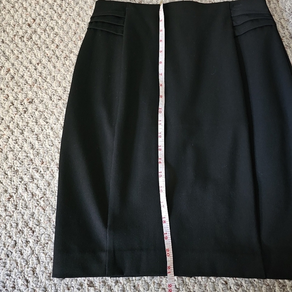 HP🎉 Express Black Pleated Pencil Skirt - Size 8 - Picture 9 of 12